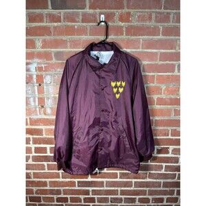 Rowing Blazers Griffon Rugby Coaches Maroon Button Jacket USA Adult Size Large
